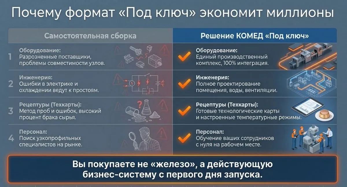 Экструзионное производство под ключ от ООО КОМЕД