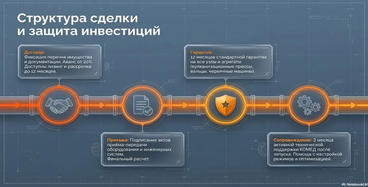 Структура сделки по покупке экструзионного производства