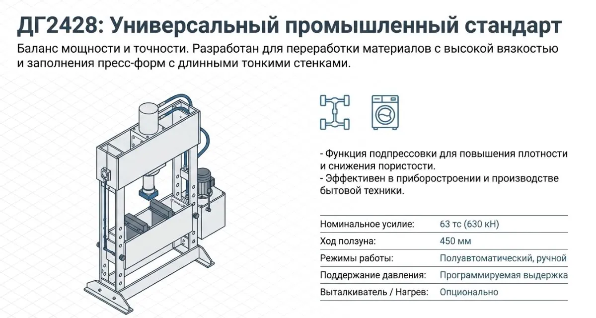 Гидравлический пресс ДГ-2428