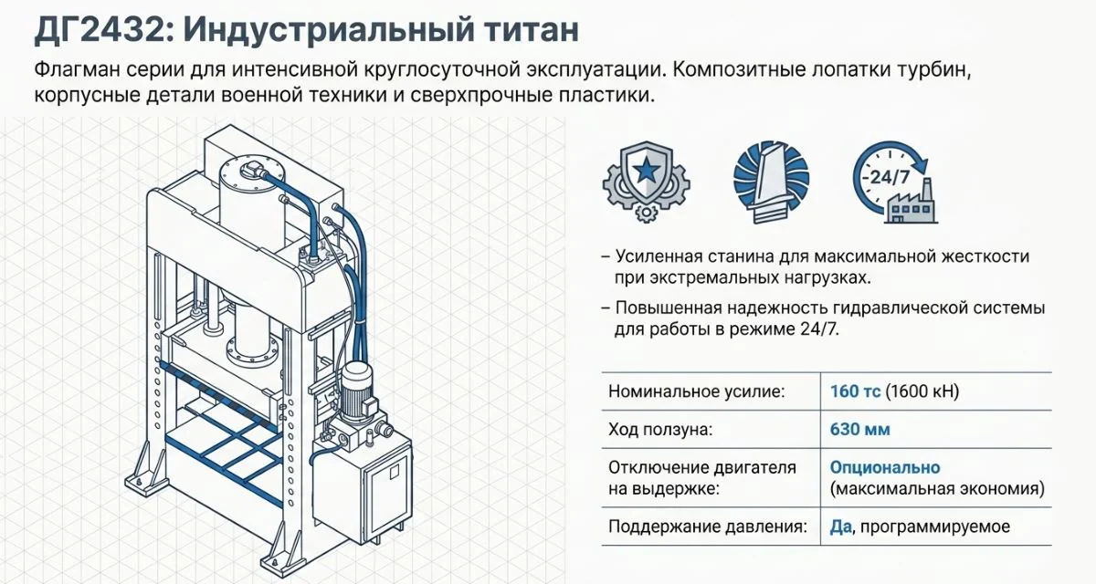 Гидравлический пресс ДГ-2432