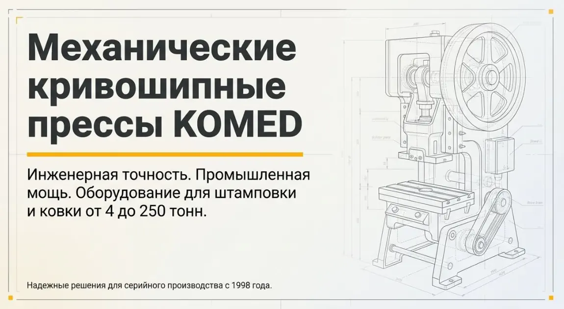Механические кривошипные прессы ООО "КОМЕД"